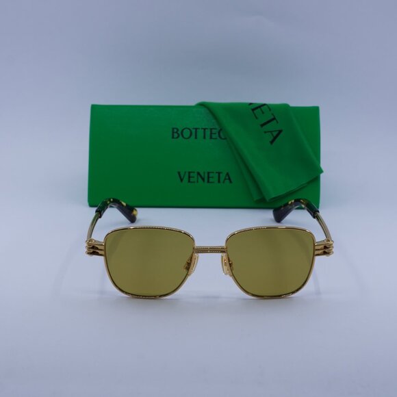 Bottega Veneta BV1380S 002 Square Sunglasses - Gold/Yellow main image 8